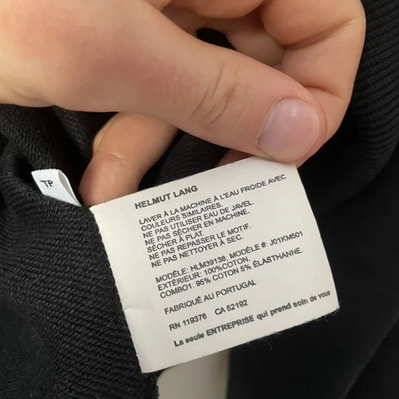 Helmut Lang Black Graphic Hoodie - Picture 5 of 5